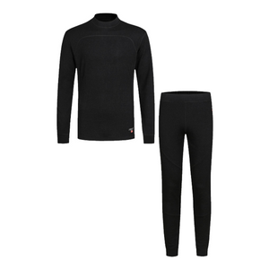 Buxur og langermabolur úr 80% Merino ull.