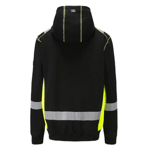 Jersey HV - Hlý hettupeysa með rennilás og endurskini.