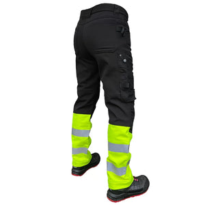 Softshell pants Pesso Mercury G Black/yellow