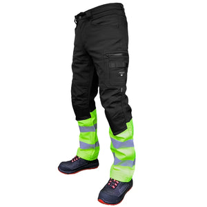 Softshell pants Pesso Mercury G Black/yellow