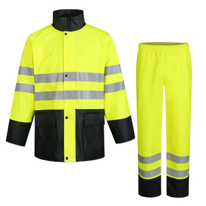 Regnjakkasett HiViz frá Pesso Nordic TM