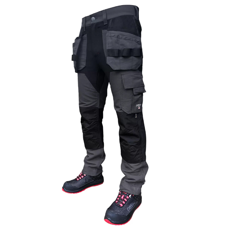 Pesso Titan Flexpro 125 vinnubuxur, gráar